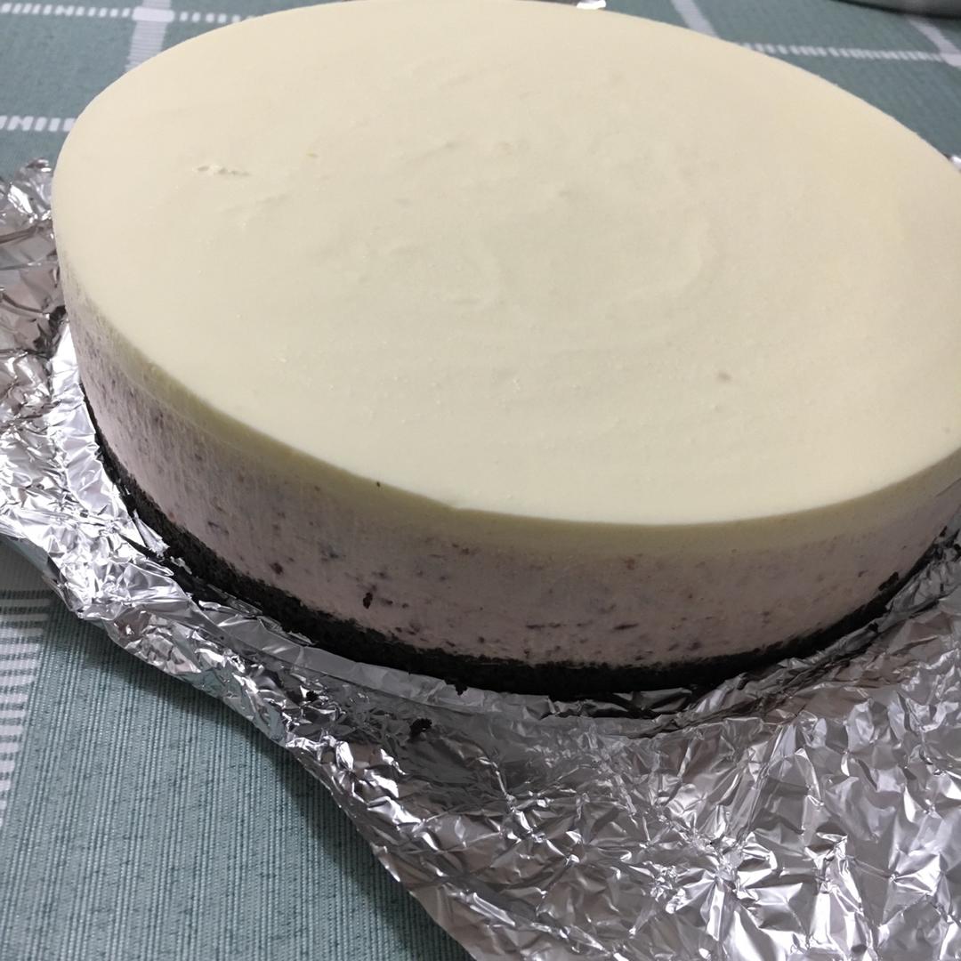 渐变蓝莓冻芝士蛋糕（免烤）