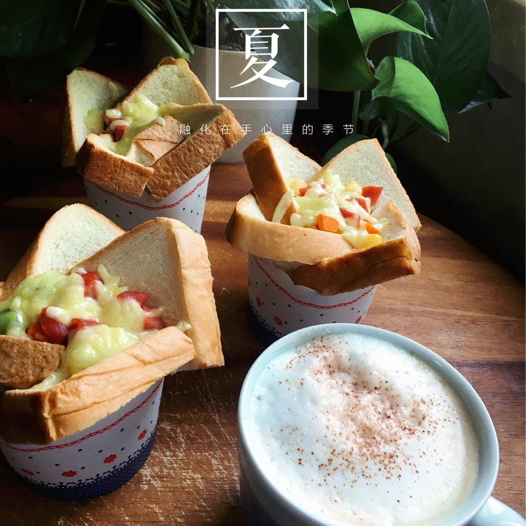 吐司披萨盏