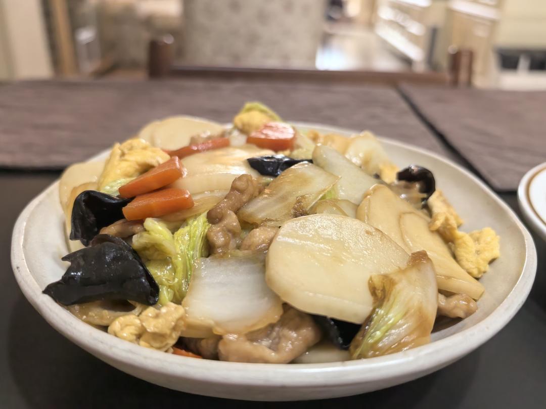 白菜炒宁波年糕真的是百吃不厌