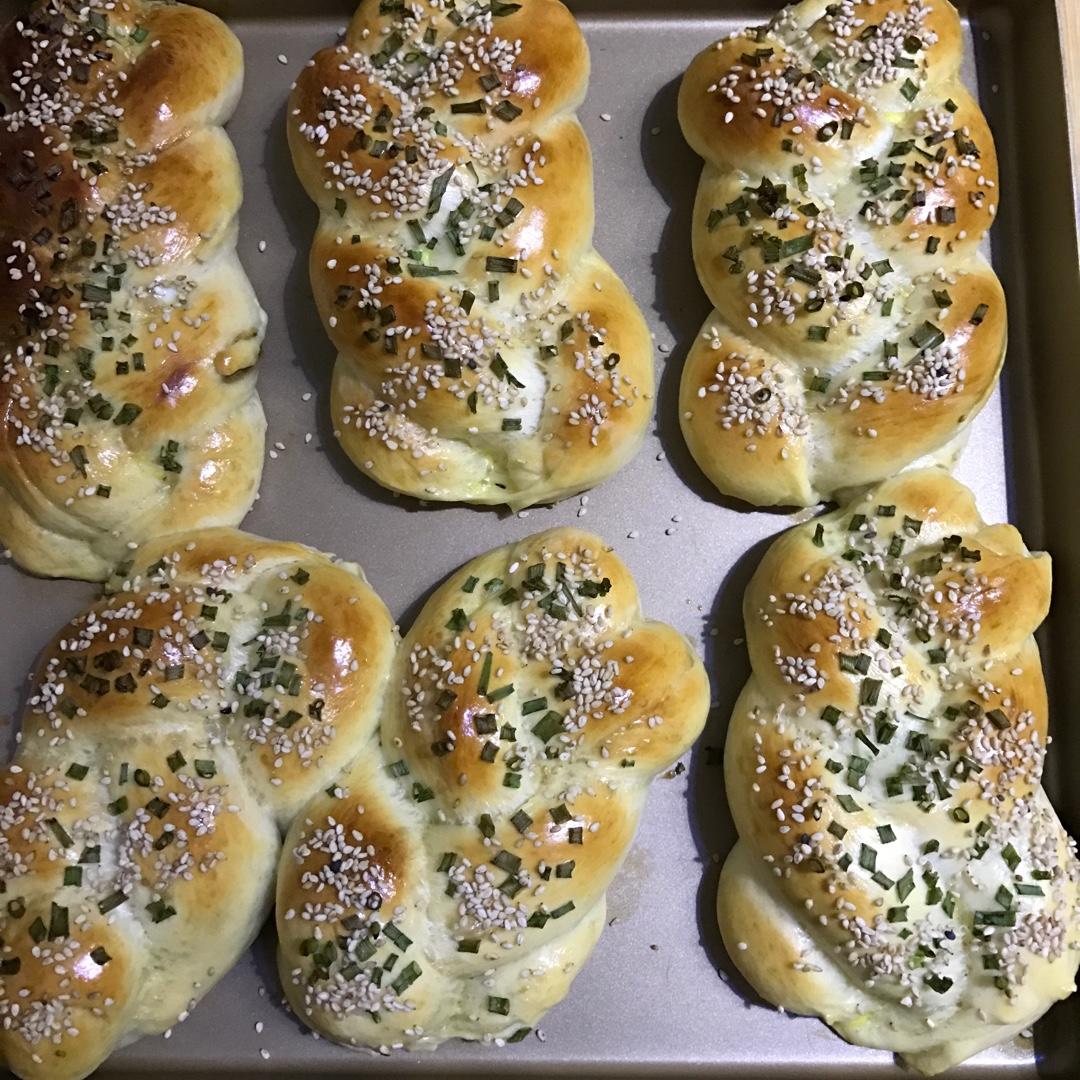 香葱肉松面包（烫种法）