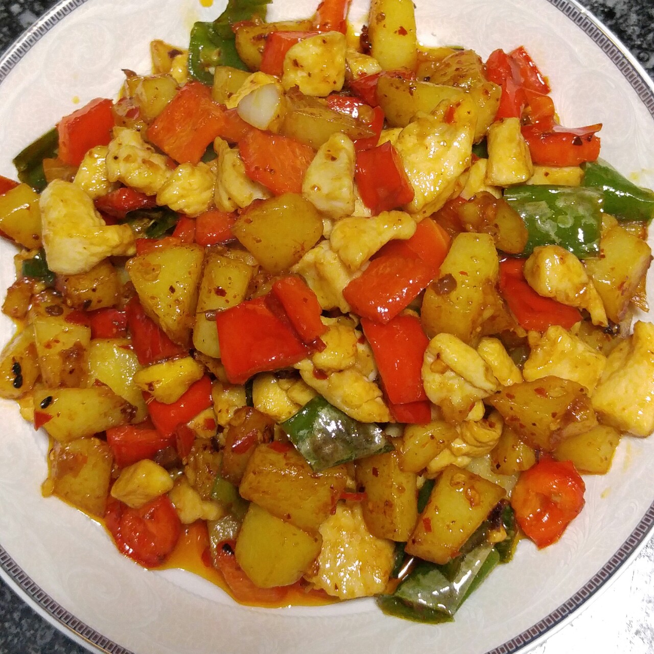 宫爆鸡丁（土豆控）