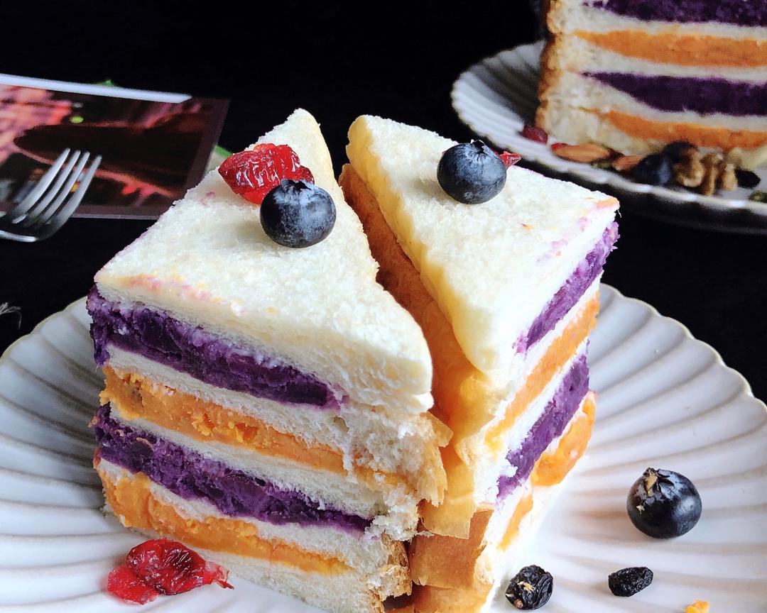 快手早餐之“多彩吐司🍞”的做法