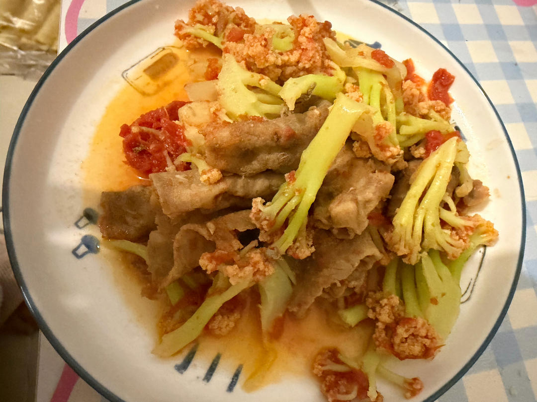 （祖传）番茄炒菜花😋
