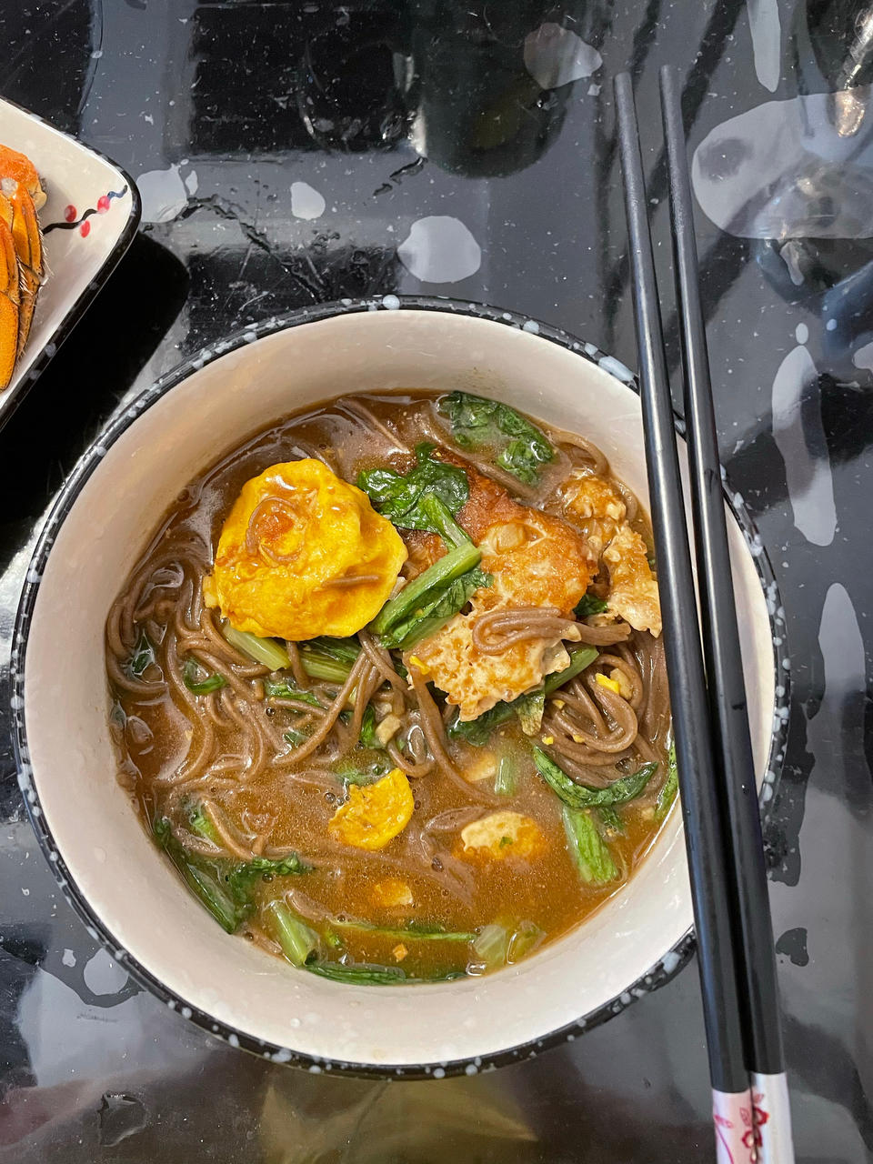 减脂荷包蛋焖荞麦面