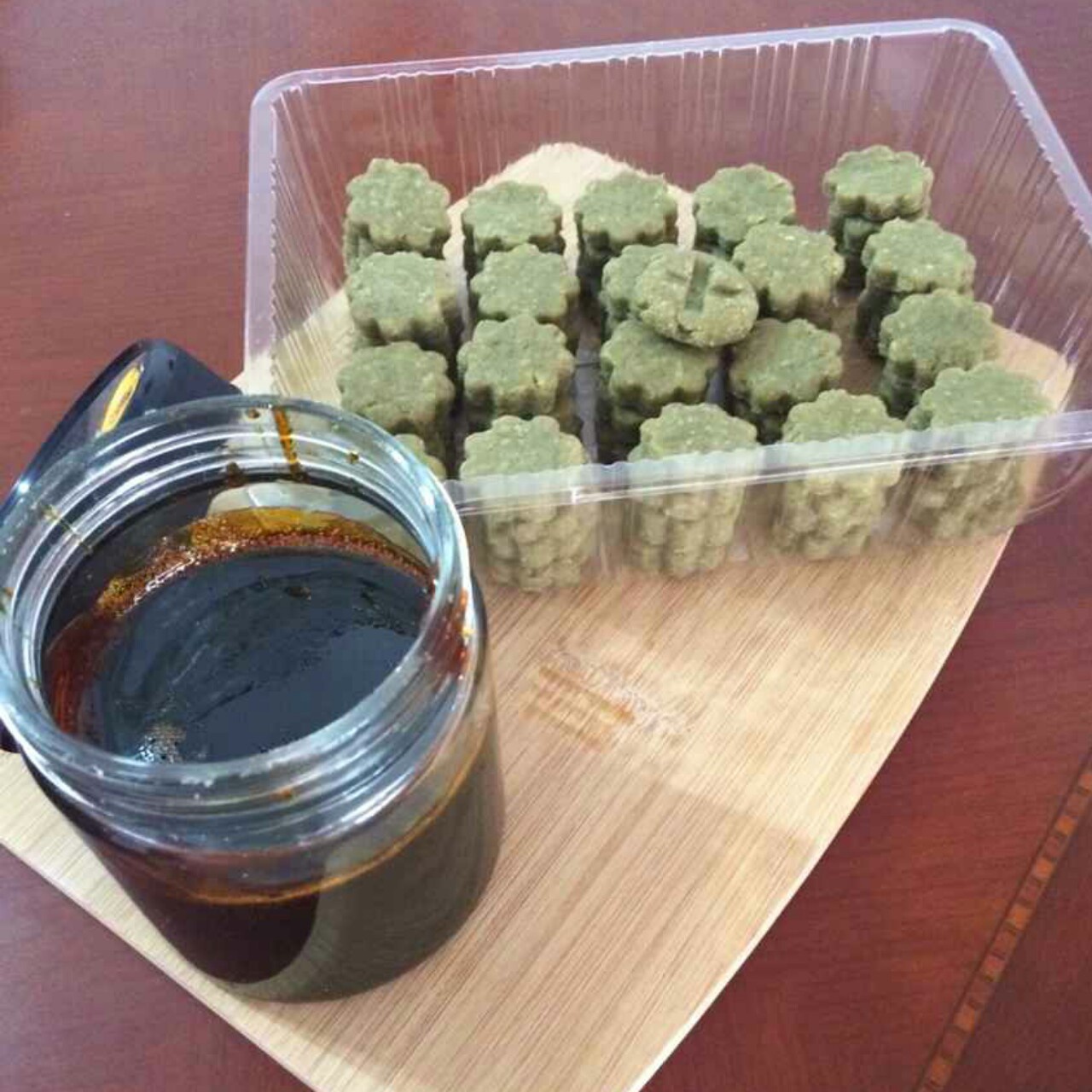 自制绿豆糕