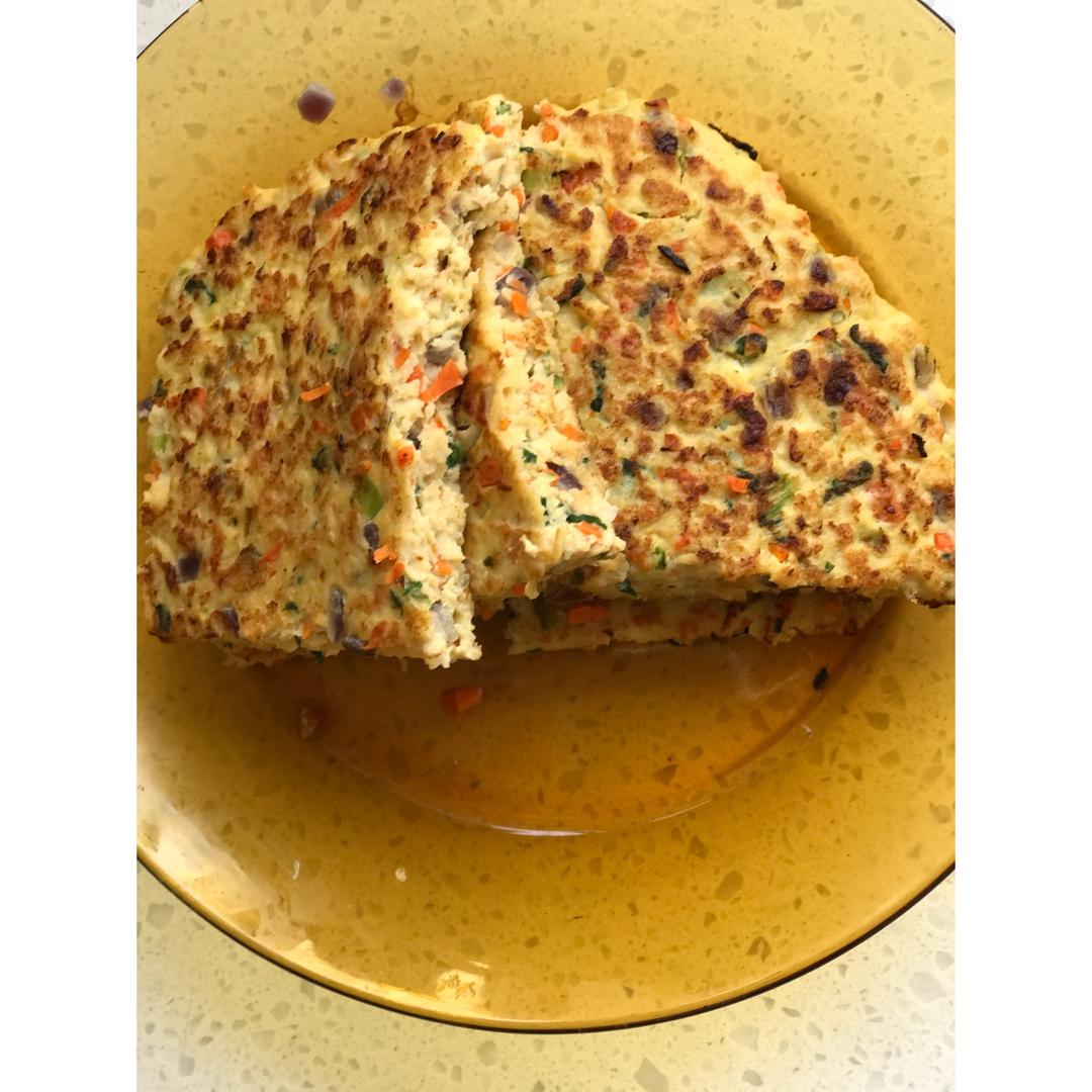 高蛋白减肥鸡肉饼