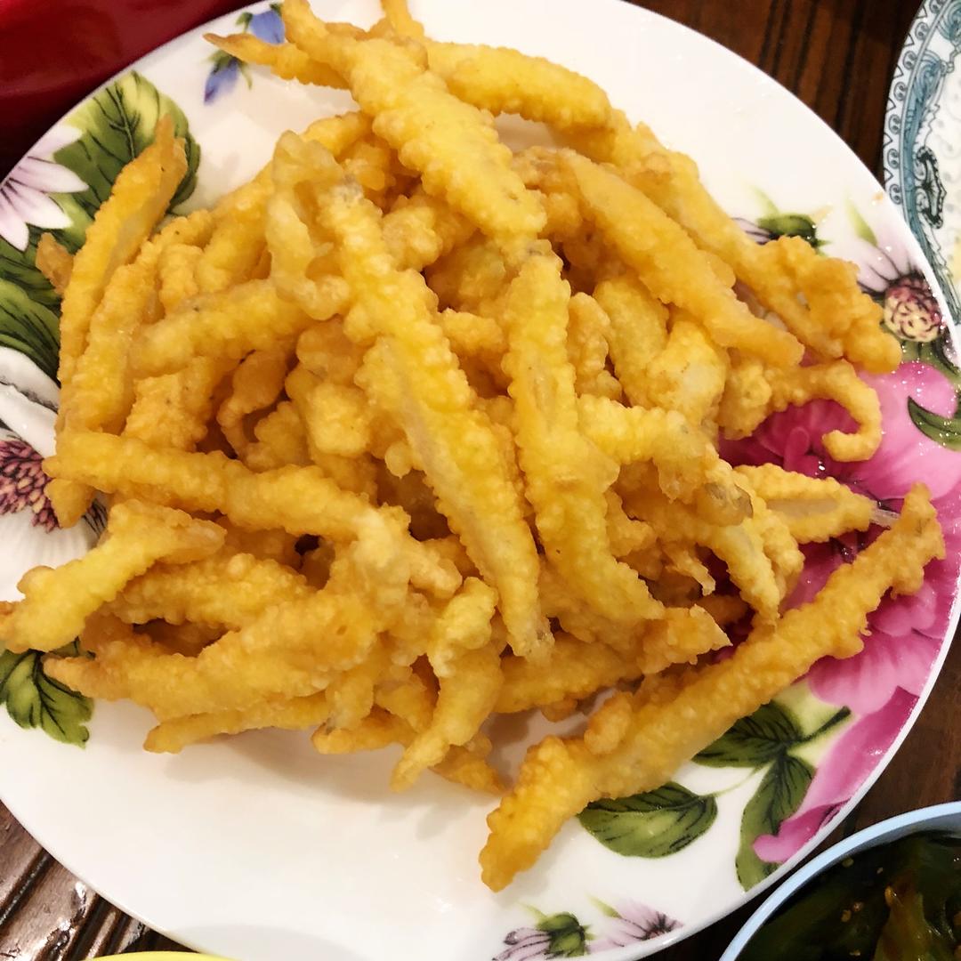 陈yiyi做的油炸小银鱼