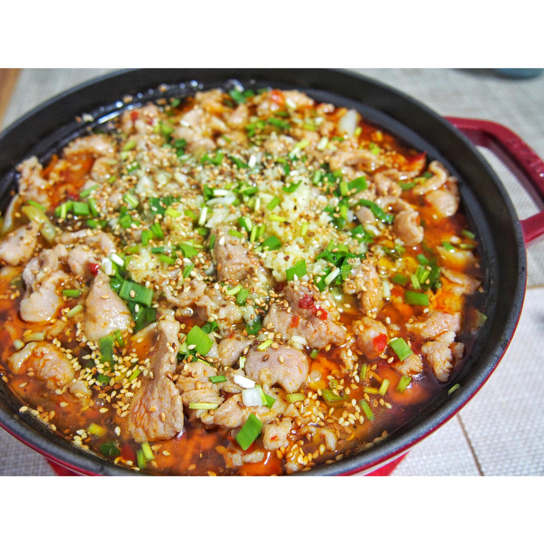煮妇分享经典川菜【水煮肉片】私房做法6大关键秘诀