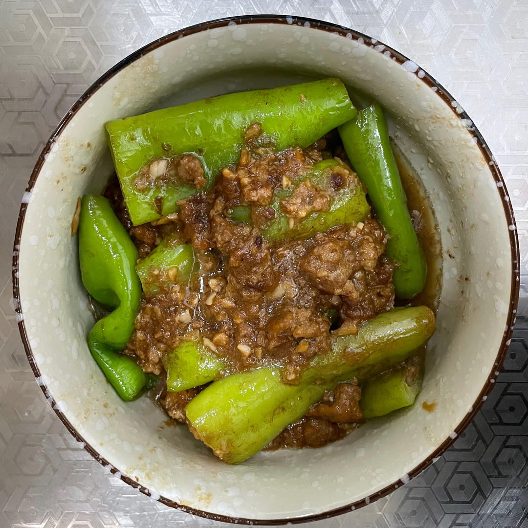 销魂青椒酿肉【超级下饭】