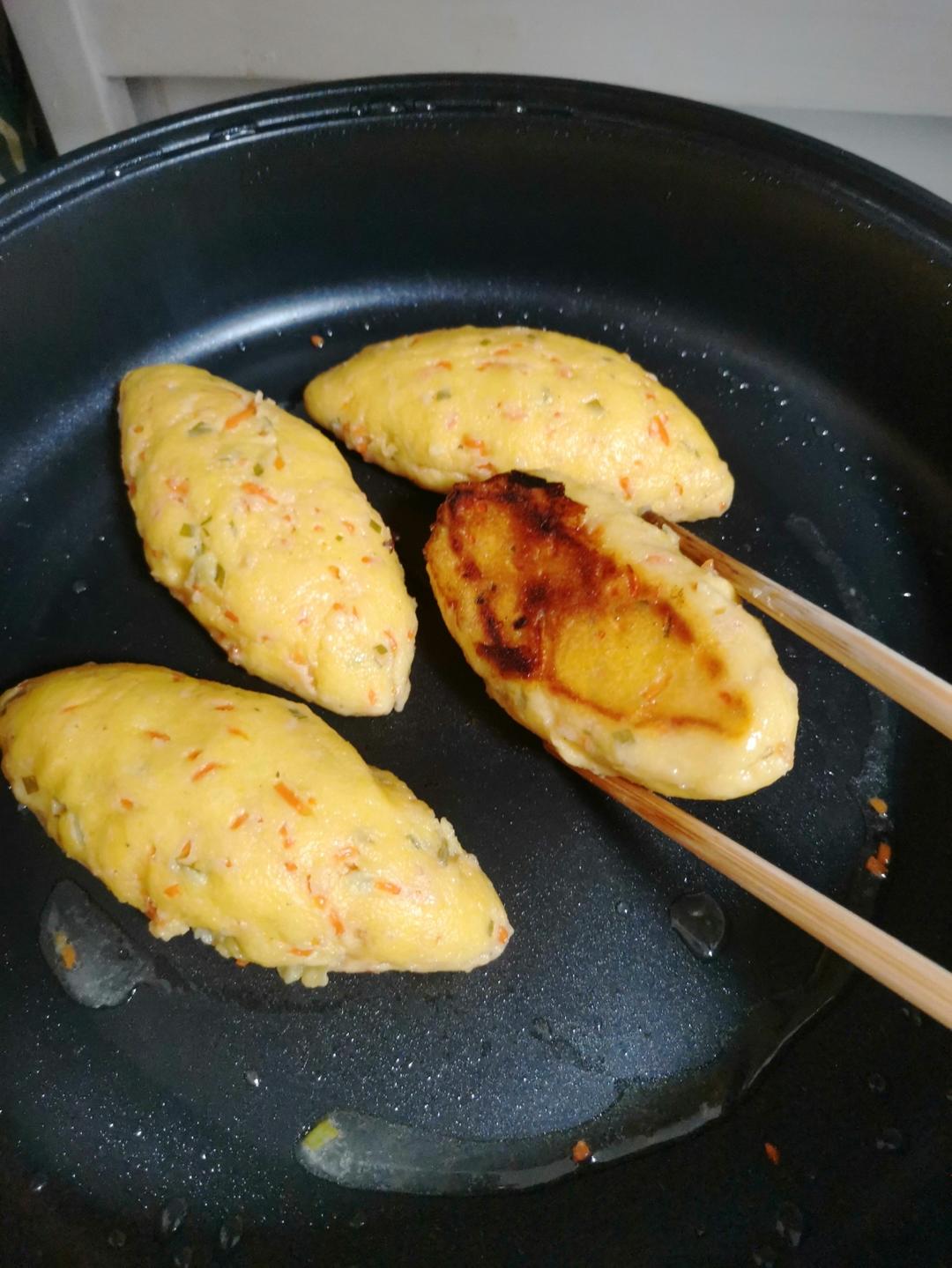 『减脂主食』玉米面菜饼子｜清香宜人，饱腹感强