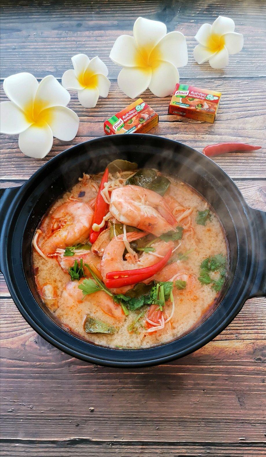 莎萝茶婻做的正宗冬阴功