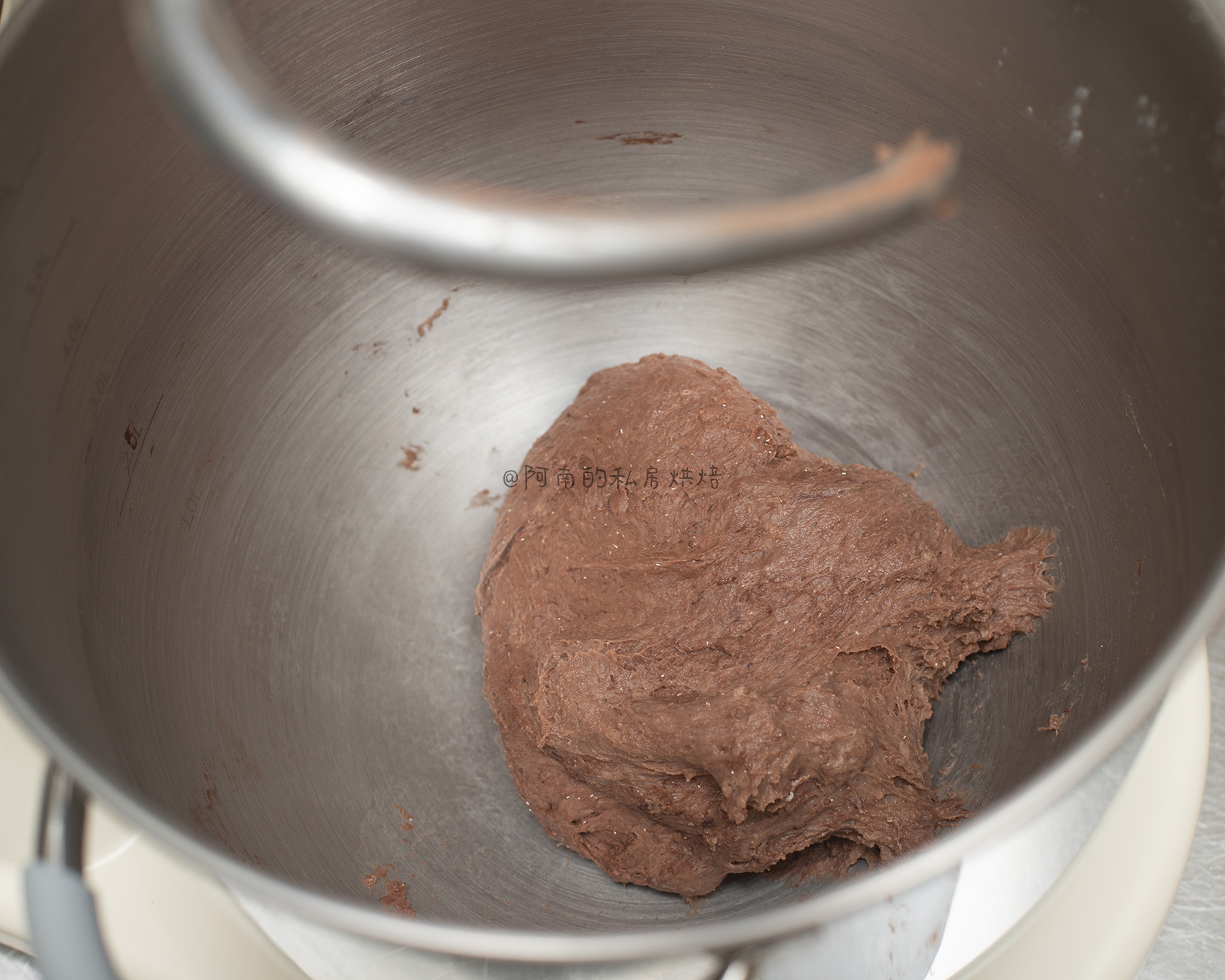 松软拉丝的巧克力可可豆餐包！的做法 步骤1