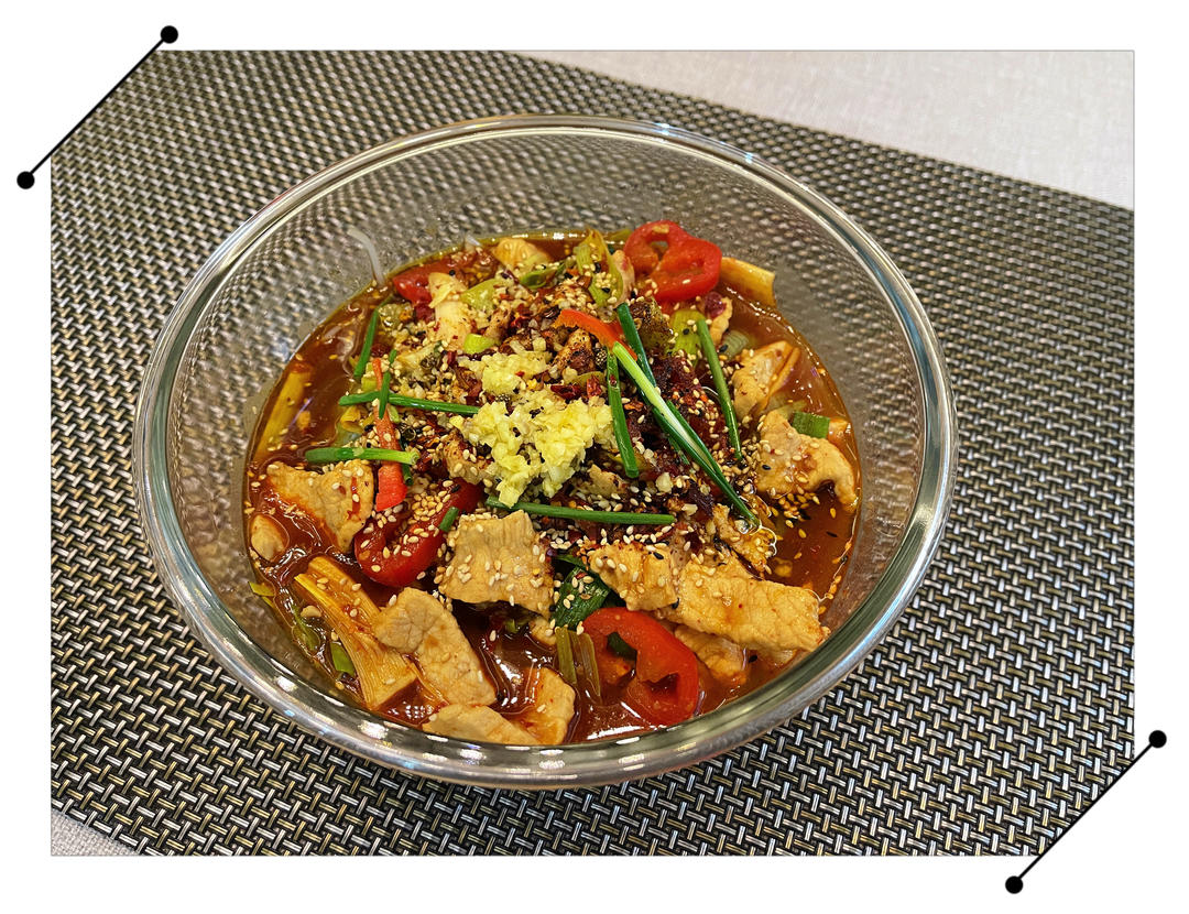 家庭下饭菜 水煮肉片