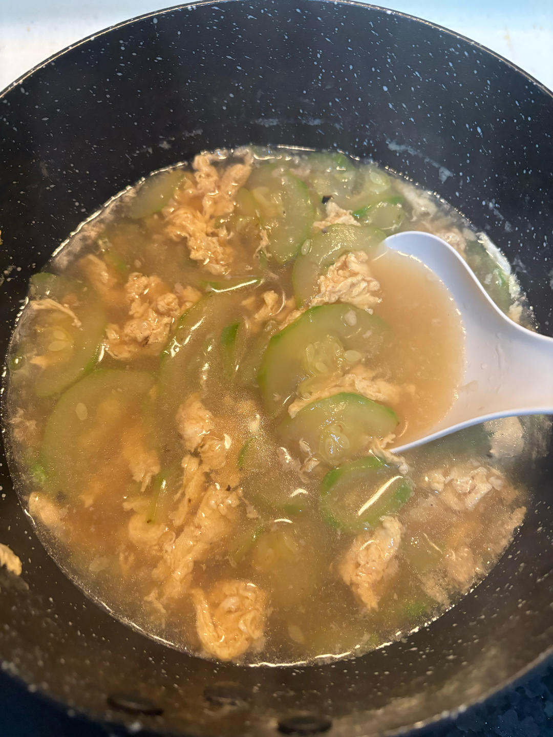 原汁美味「西葫芦鸡蛋汤」