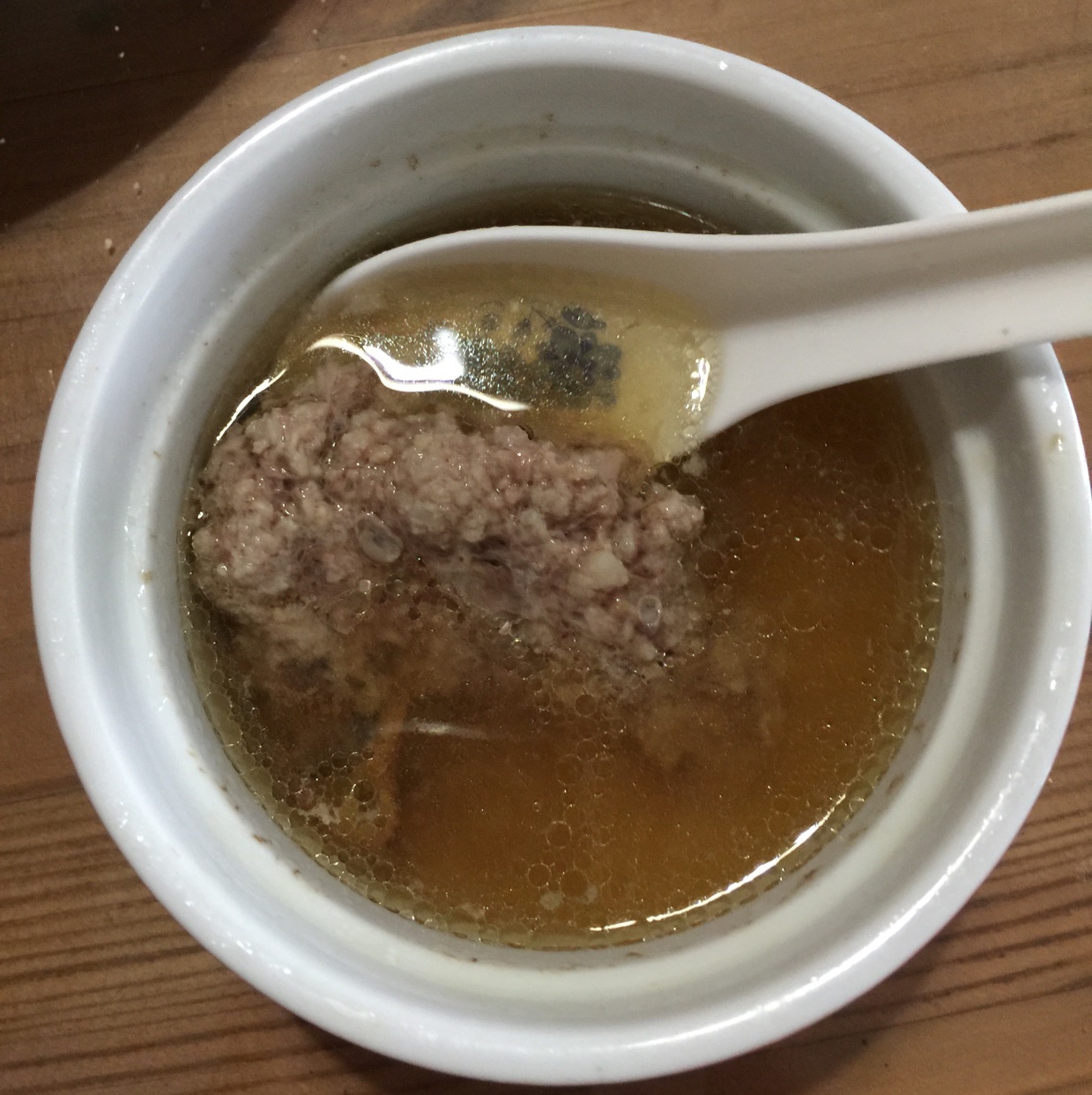 超嫩的肉饼汤