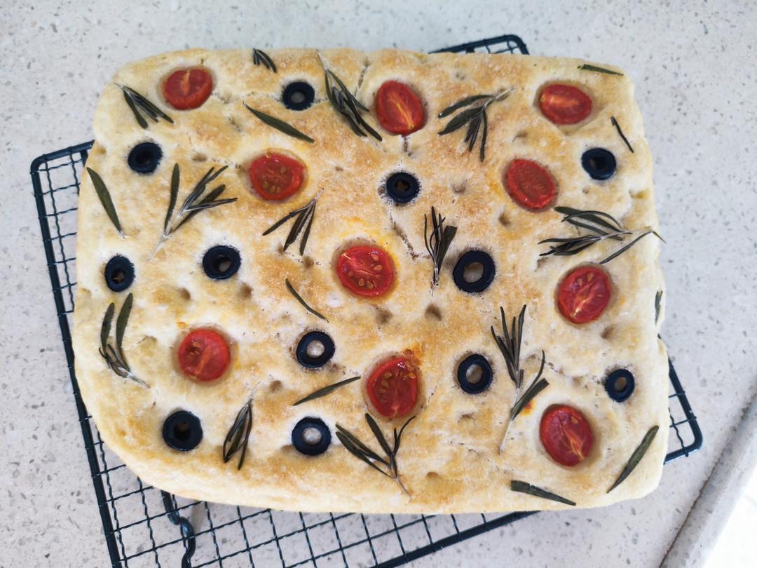 意大利橄榄油面包Focaccia佛卡夏，零基础也可以完美驾驭！