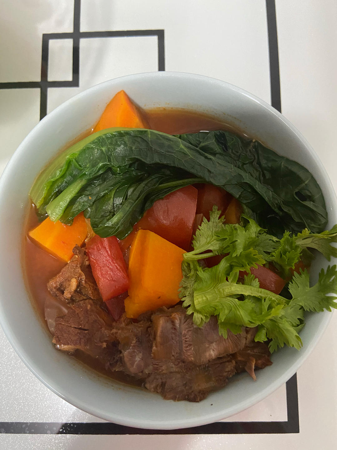 快速牛肉面汤底