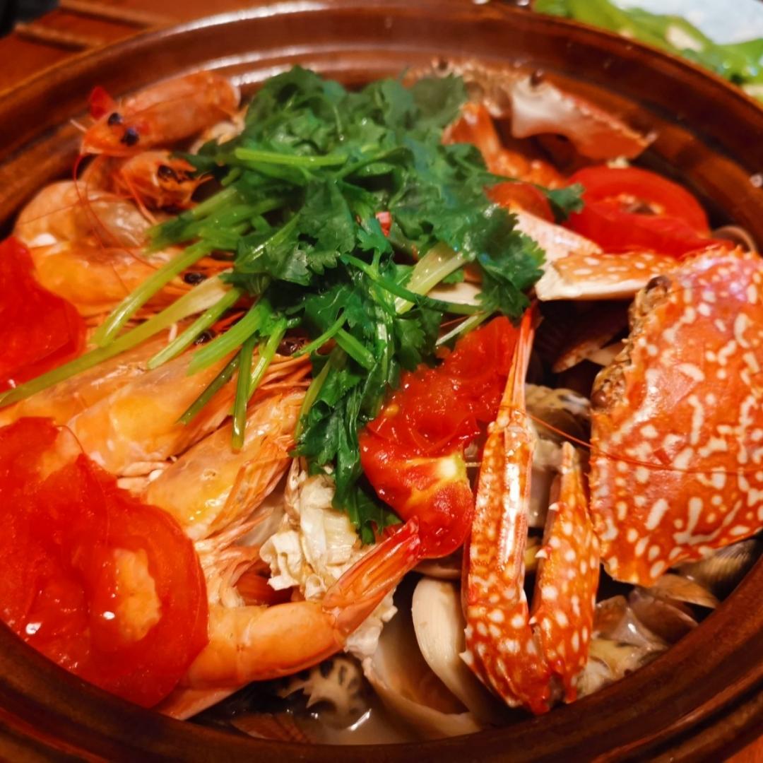 沙姜海鲜锅