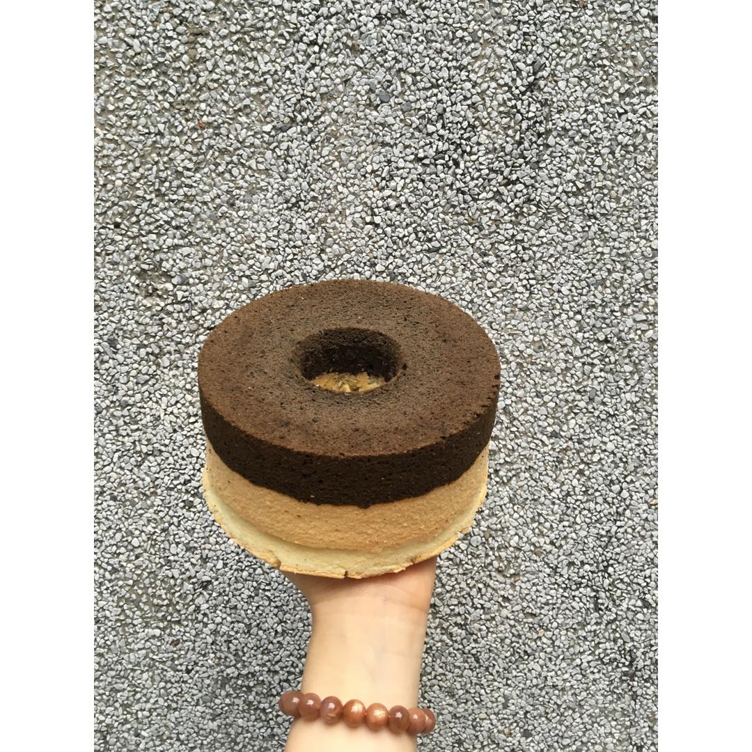 中岛老师的双层黑芝麻酱戚风