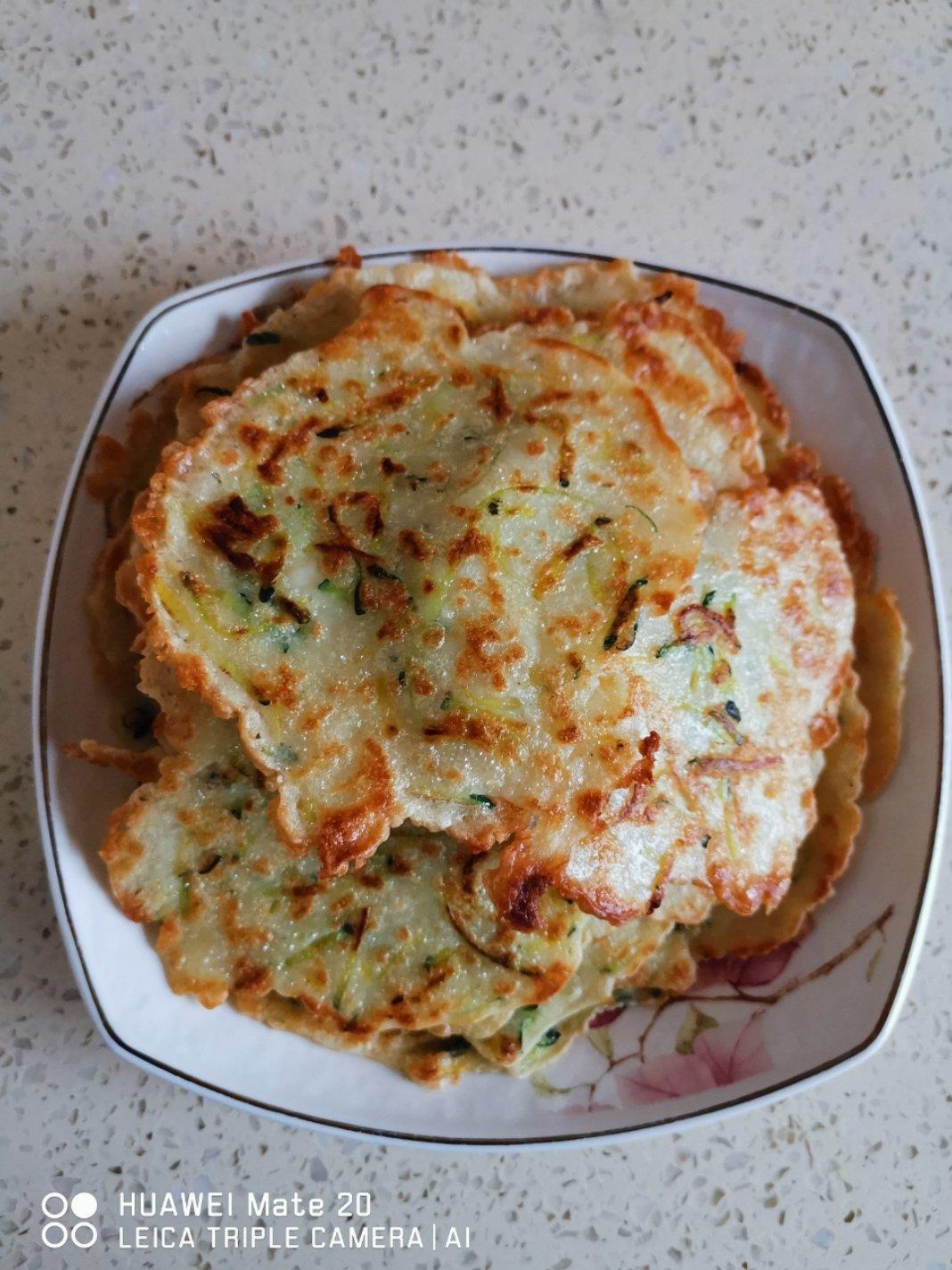 健康零失败南瓜鸡蛋煎饼