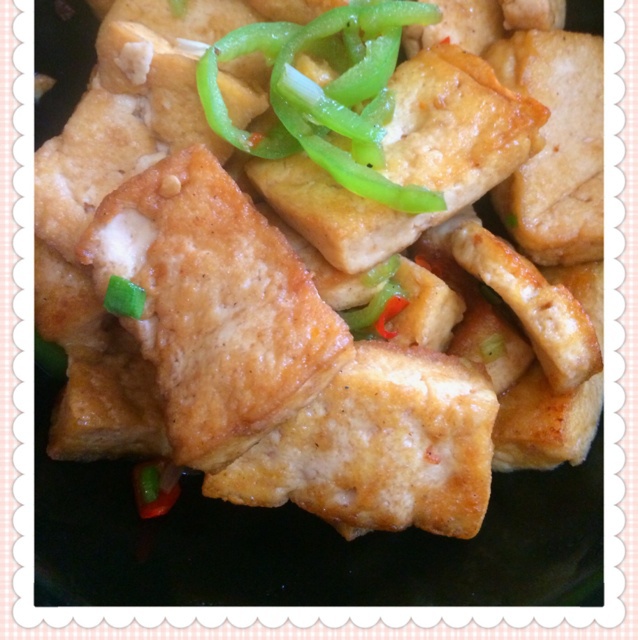 家常煎豆腐