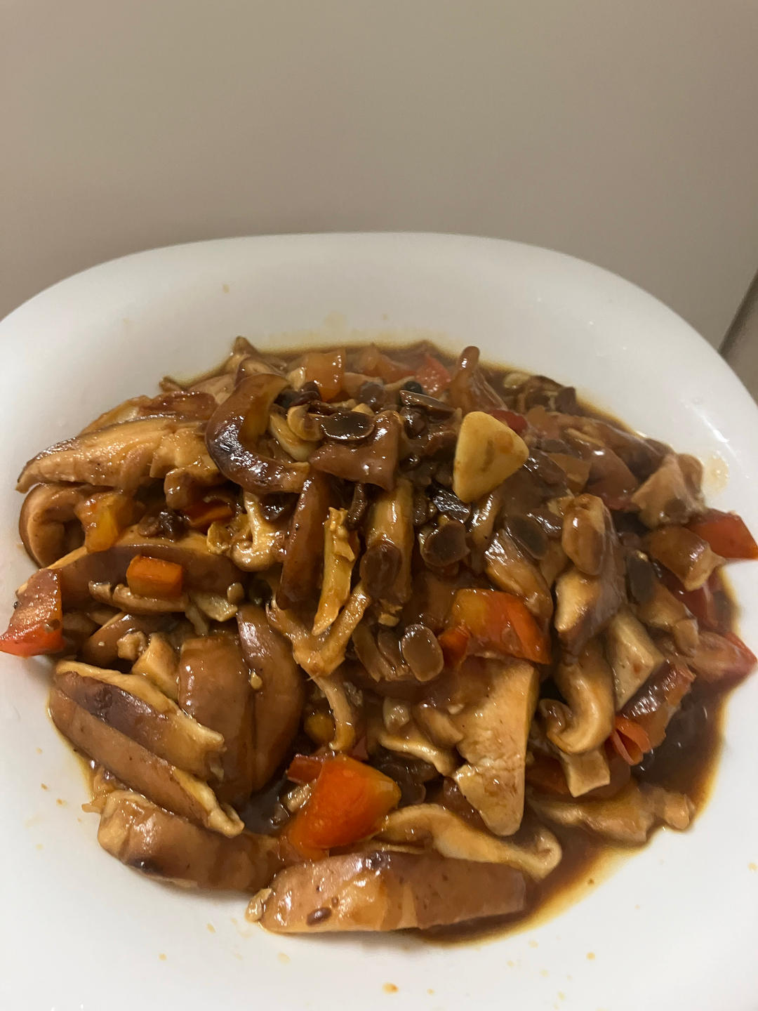 比肉好次的酱香口蘑 送给不爱吃蔬菜的儿童