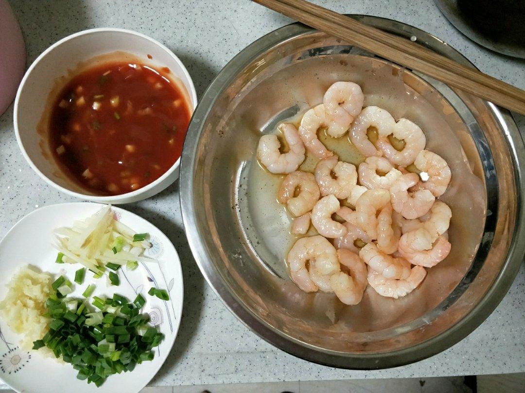 葱爆虾仁
