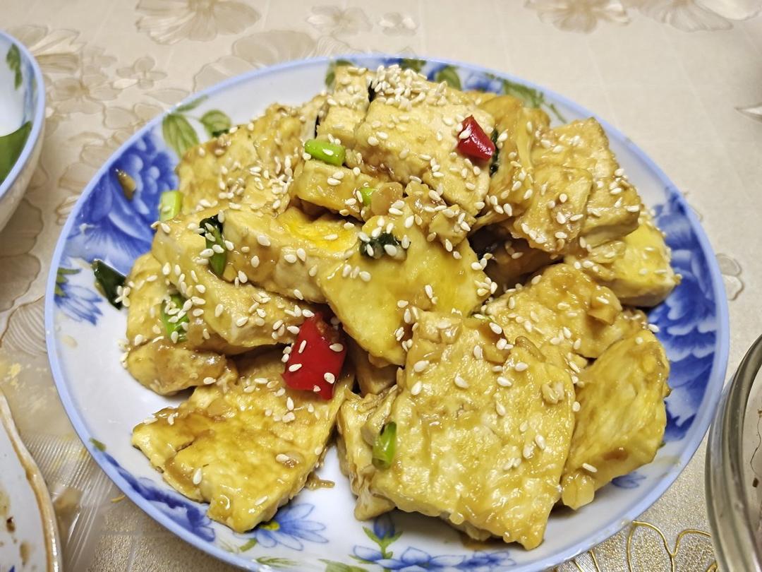无敌好吃的香煎豆腐