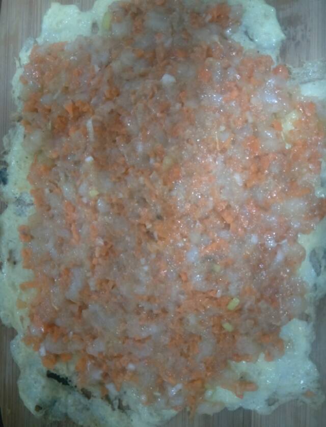 鲜虾鸡蛋卷宝宝辅食精华一岁以上宝宝