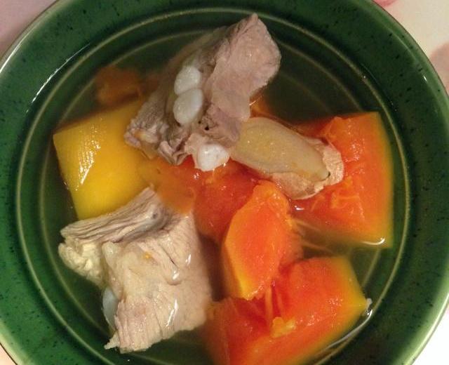 木瓜排骨湯的做法