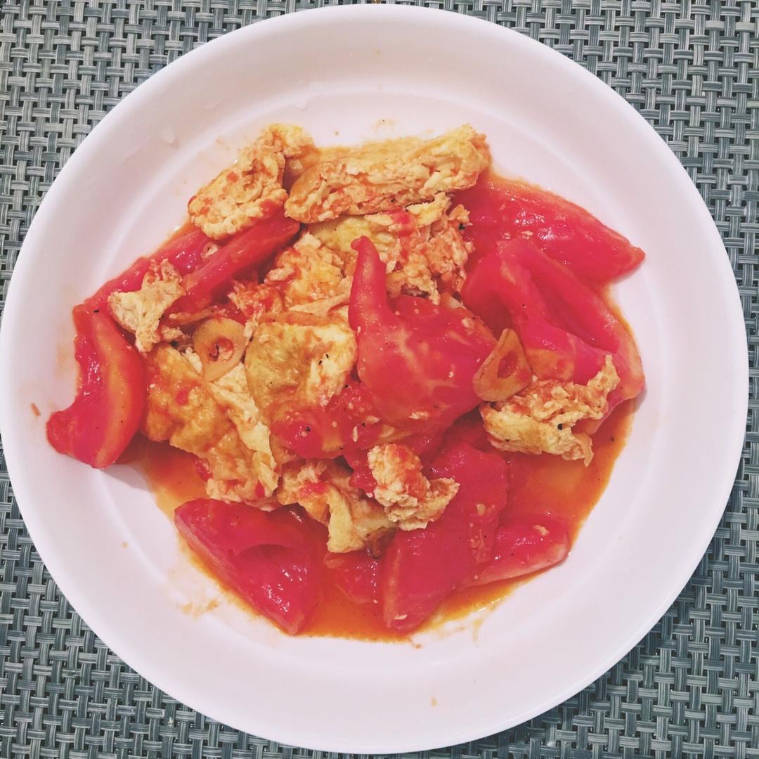 鸡蛋炒西红柿i