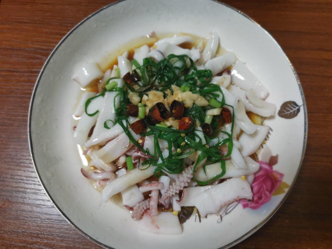 超简单清蒸鱿鱼做法