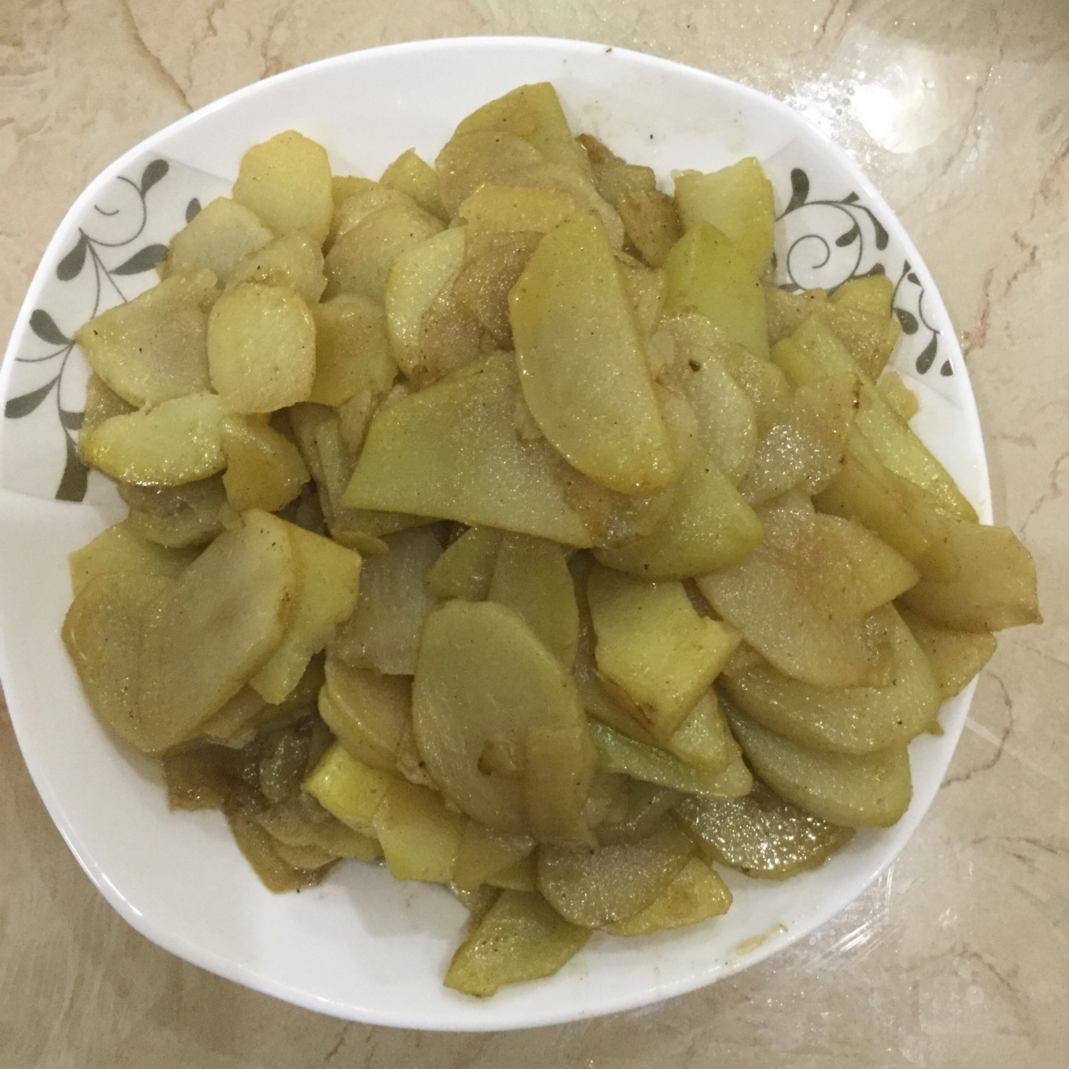 朴素的土豆片
