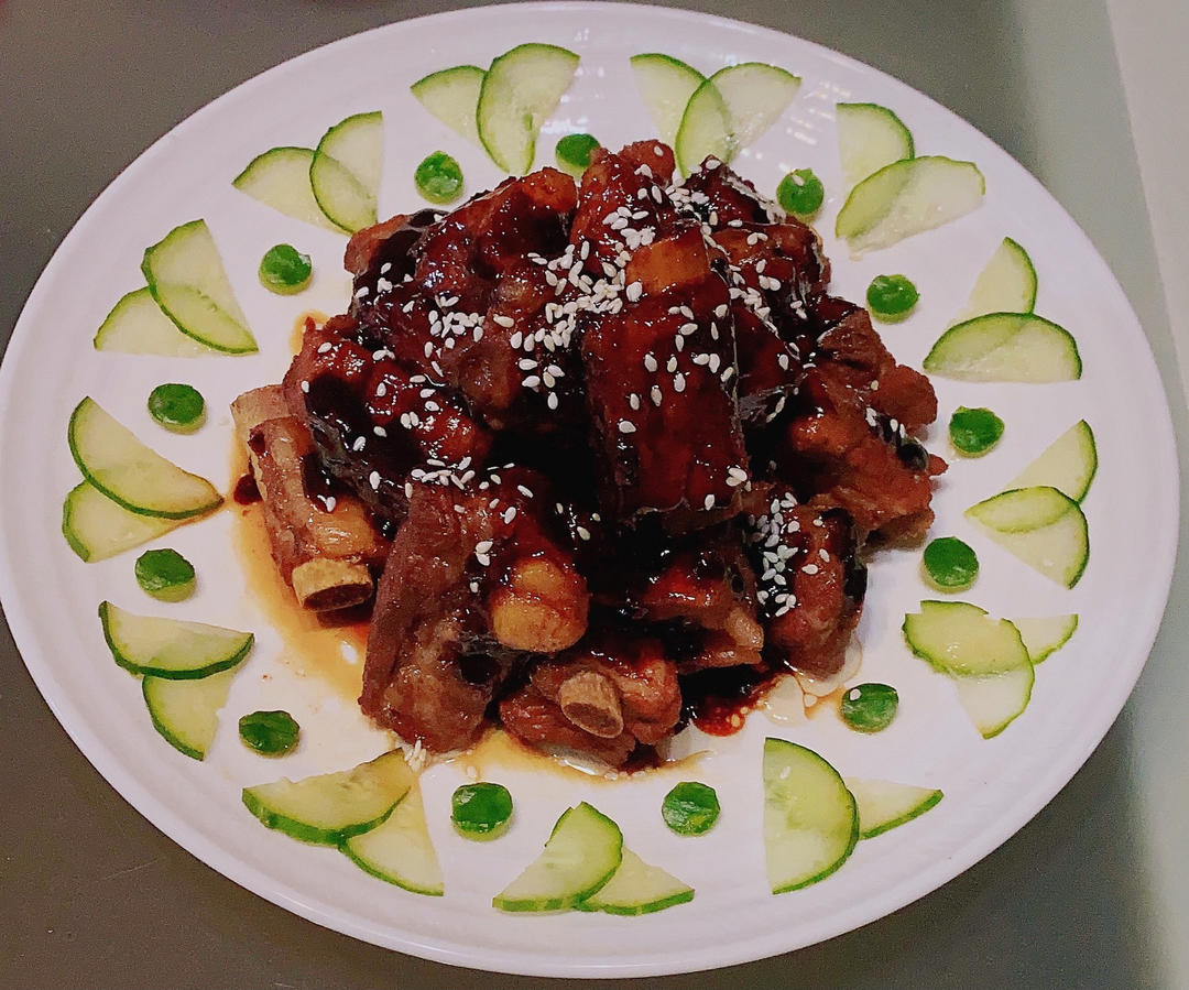 糖醋排骨/糖醋小排（不放油）（12345口诀做出正宗上海本帮）