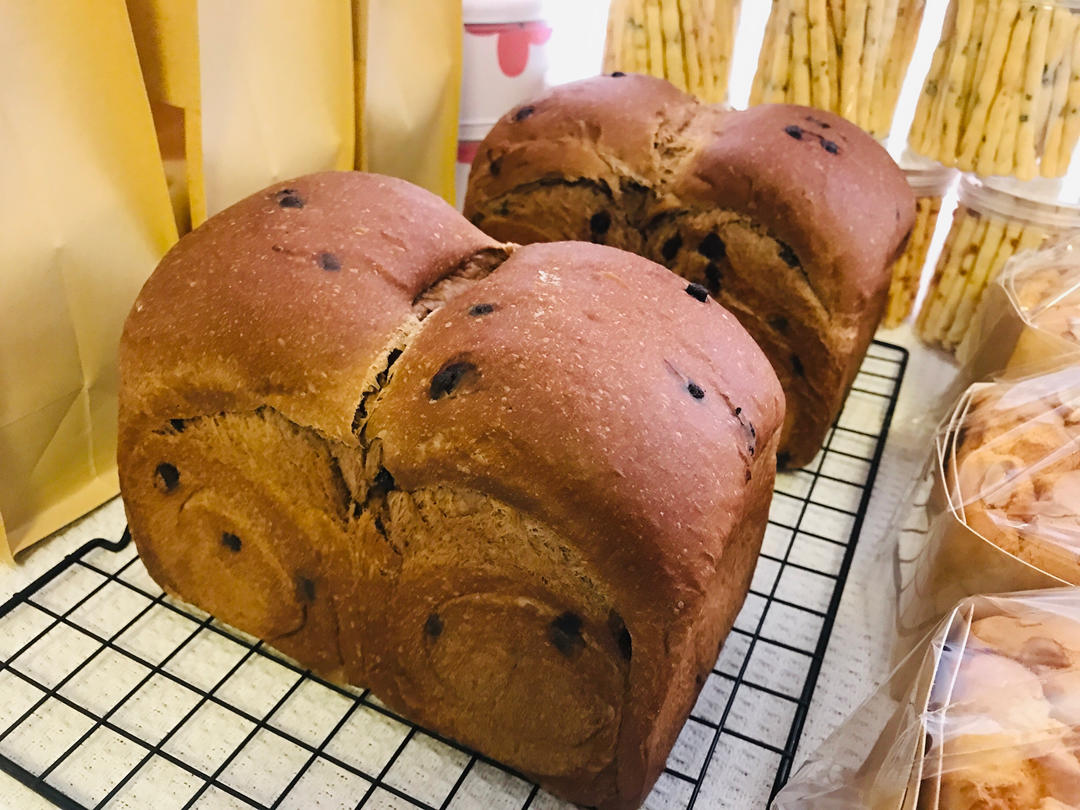 牛奶巧克力吐司