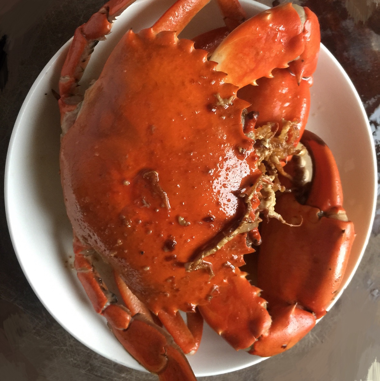 smile59549134做的红烧螃蟹