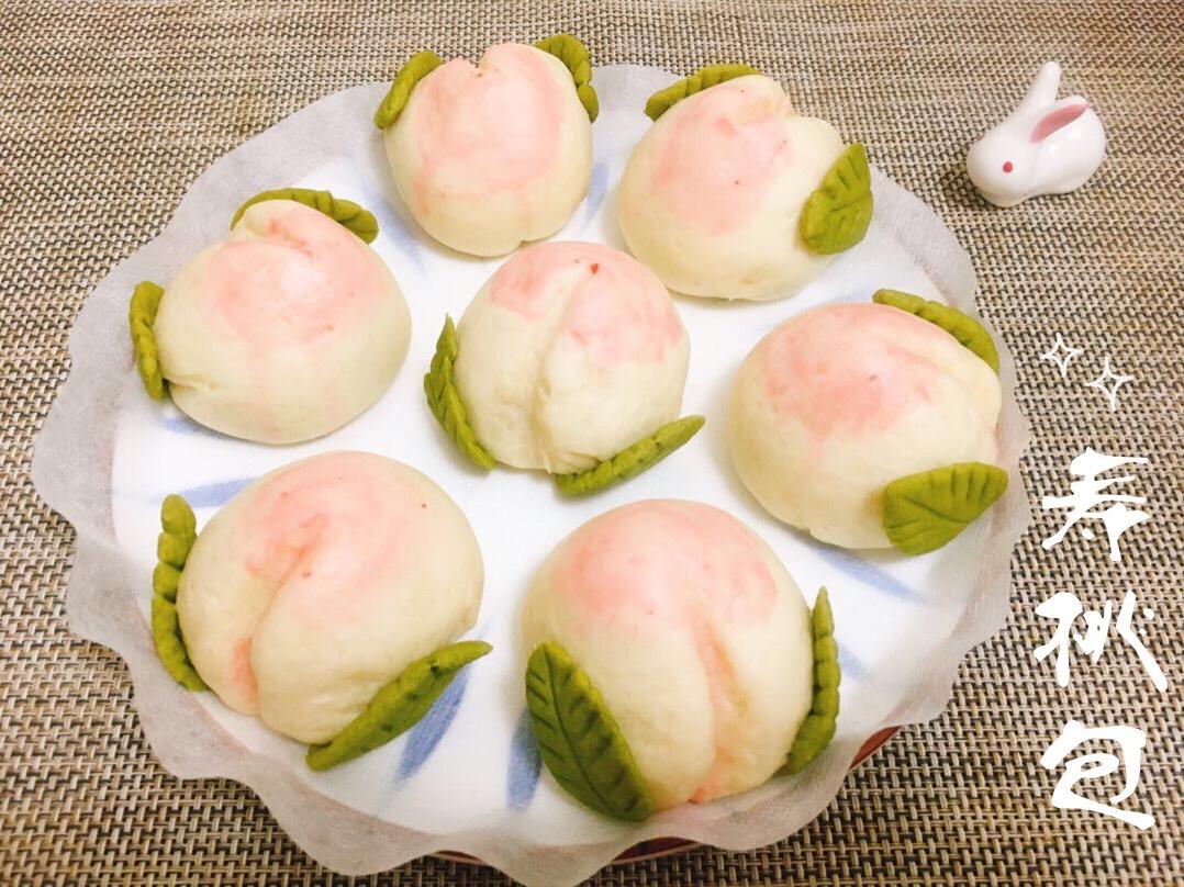 寿桃包（丑萌版，操作简单，不会失败但是考验手作能力）的做法