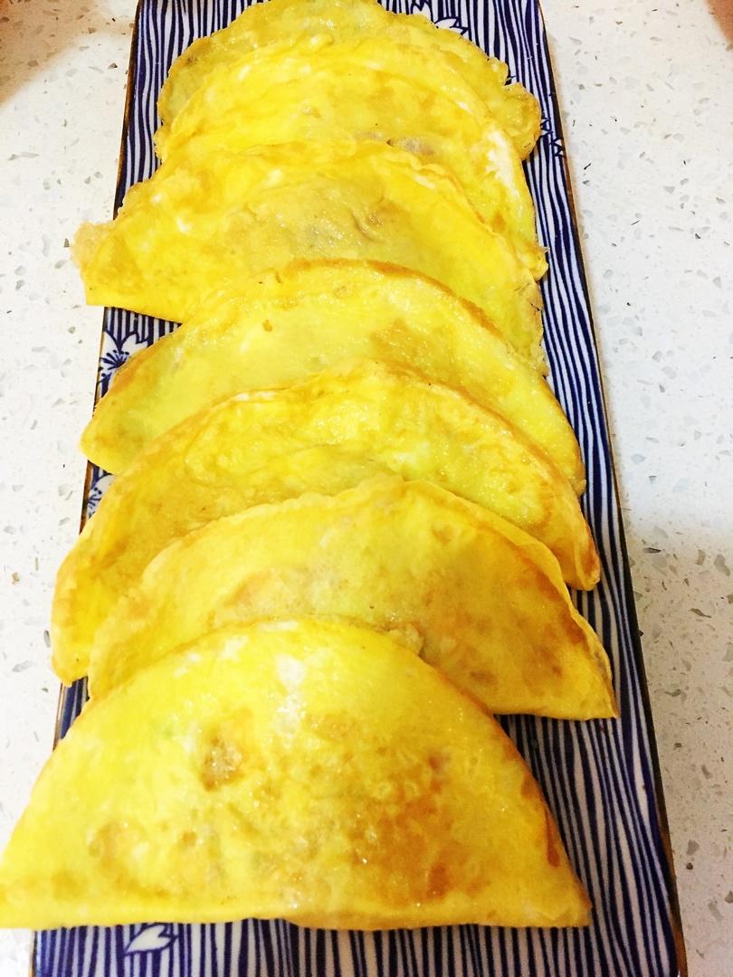 过年必备菜…蛋饺…