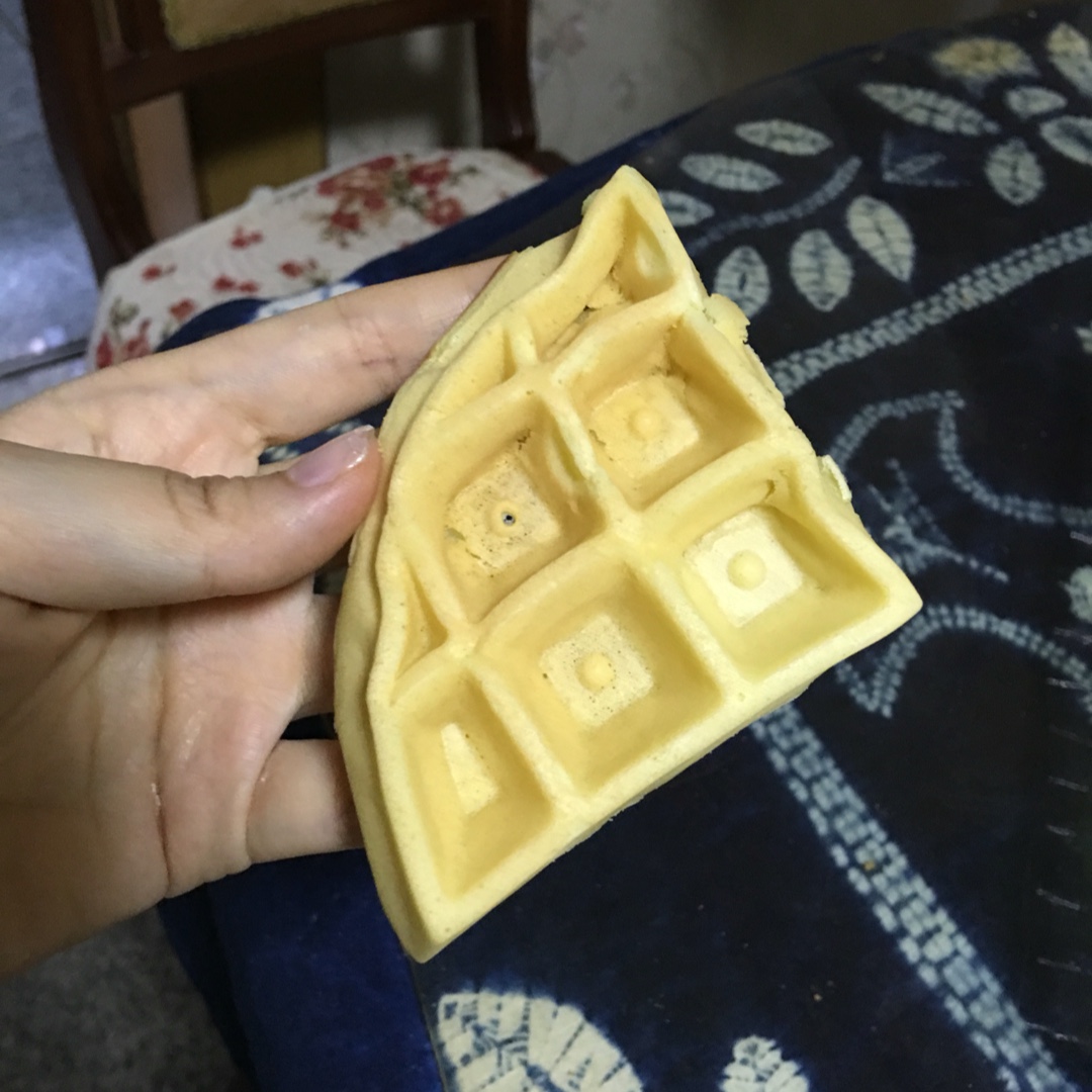 酸奶糯米华夫饼