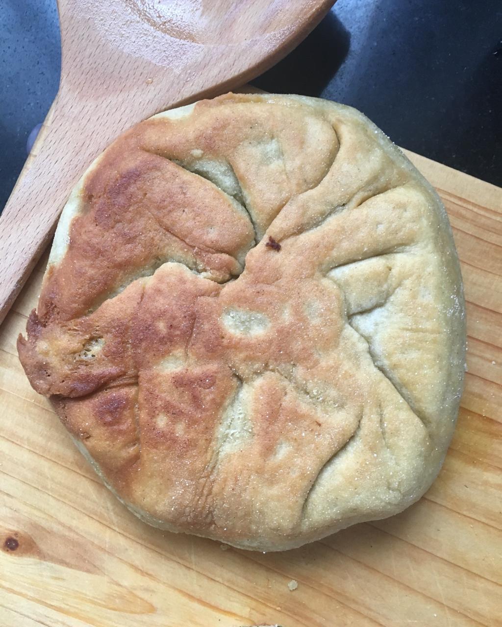韭菜三鲜馅饼（发面）