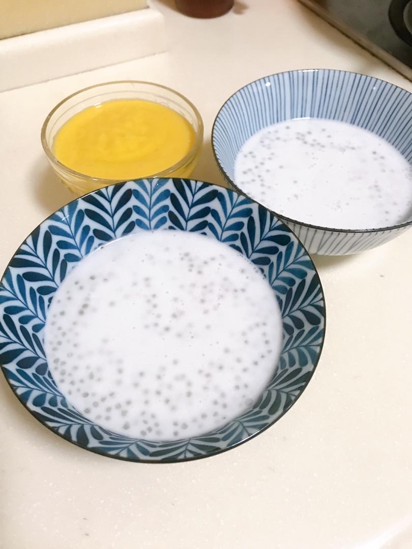 牛奶芒果西米露
