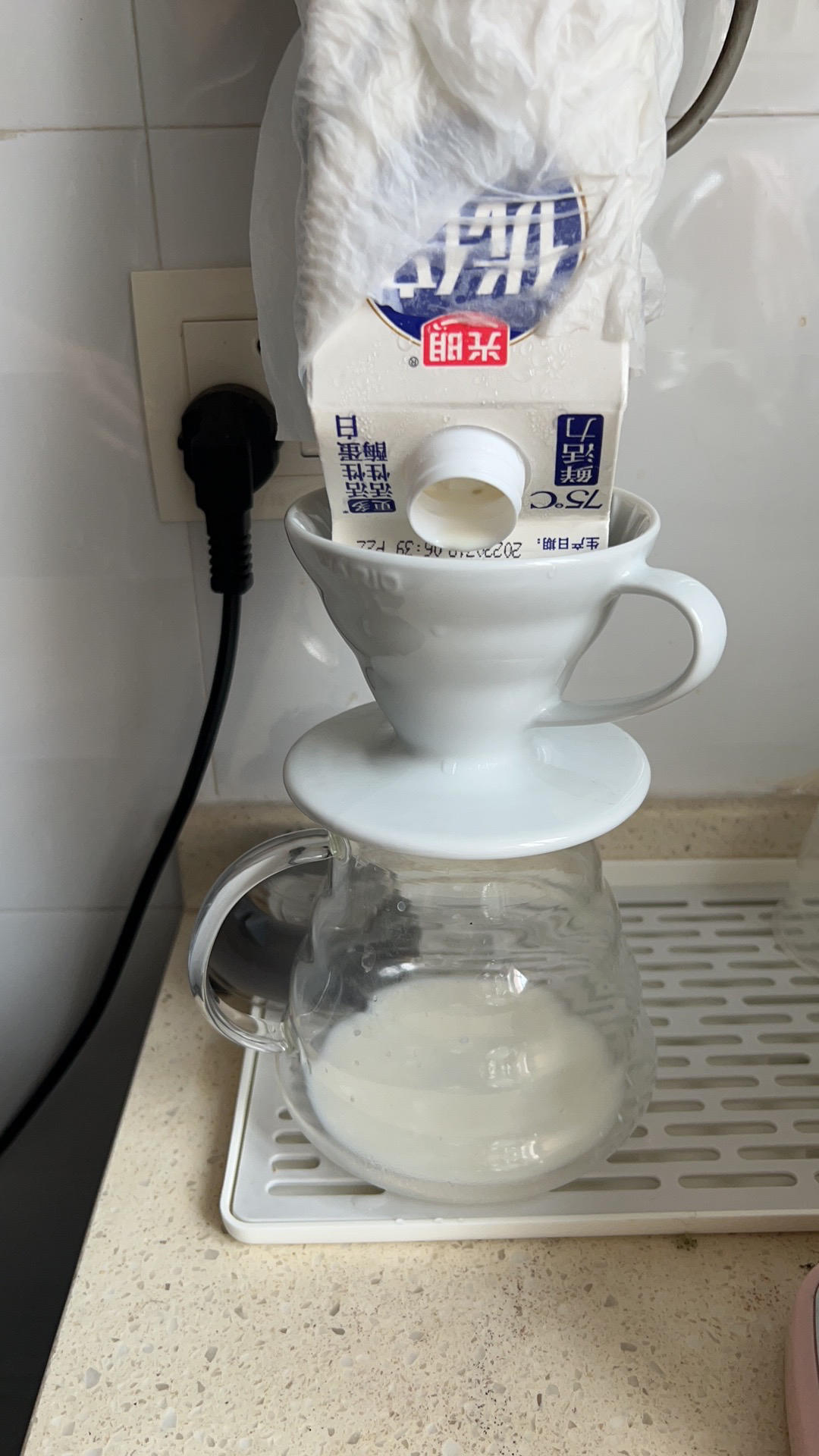 家庭冰博克提纯奶的做法步骤