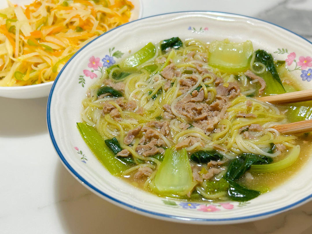 肉丝炝锅面/一周吃八次也不腻的家常面