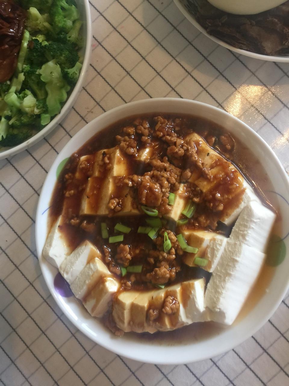 肉末蒸豆腐