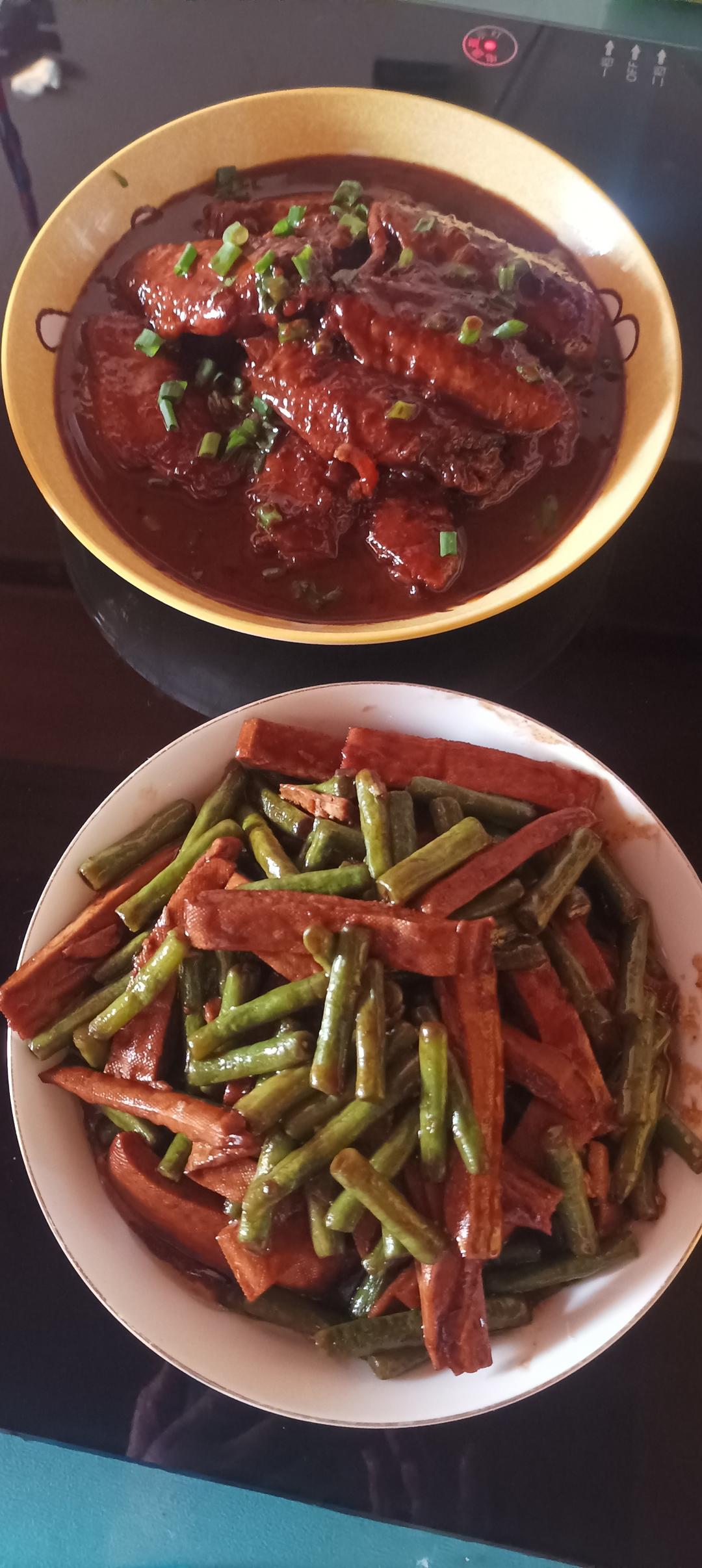猪肉豆腐干炒豆角