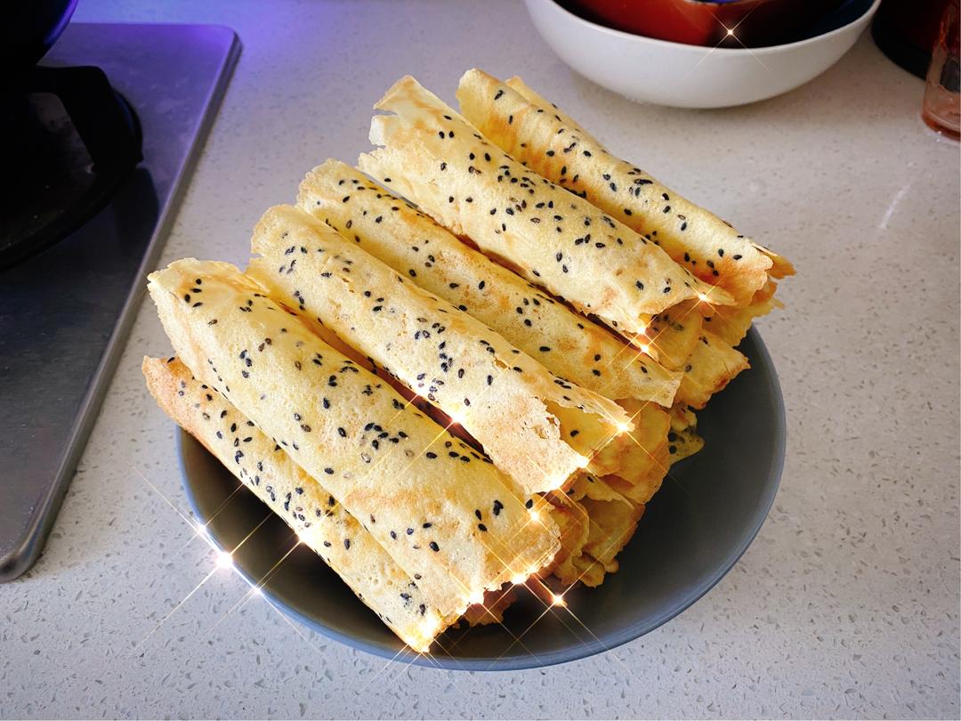 平底锅版蛋酥卷（不需要蛋卷铛）的做法