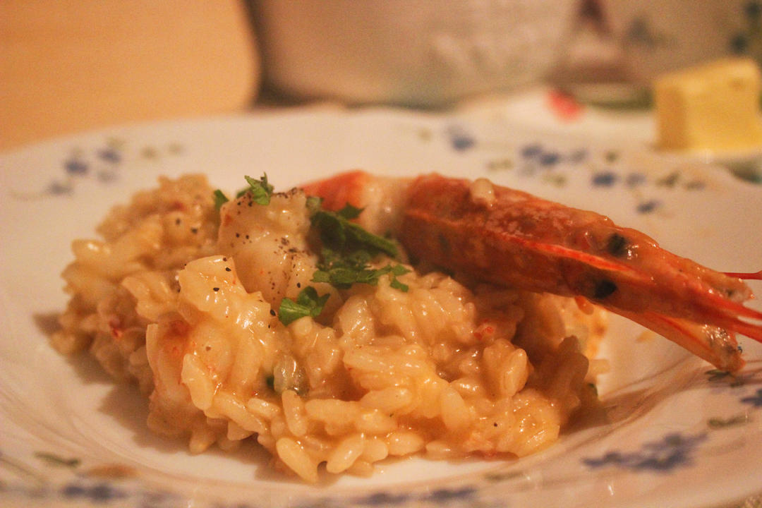 小龙虾烩饭--Risotto con Crema di Gamberi