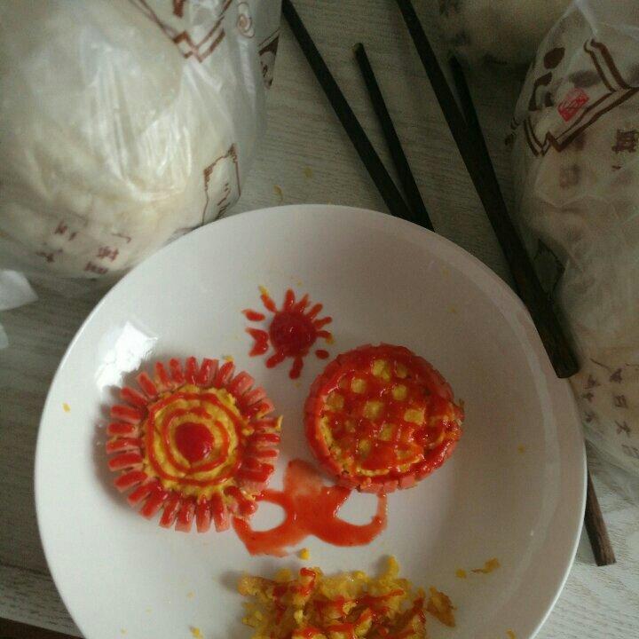 火腿煎蛋