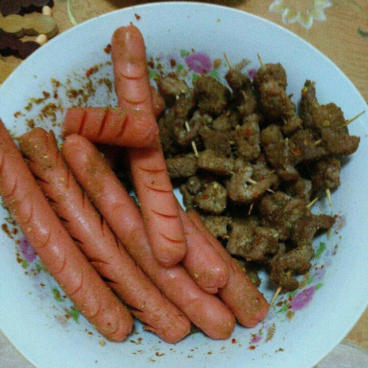 烤箱猪肉串