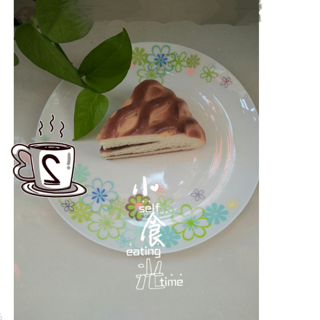 网纹果酱夹心面包